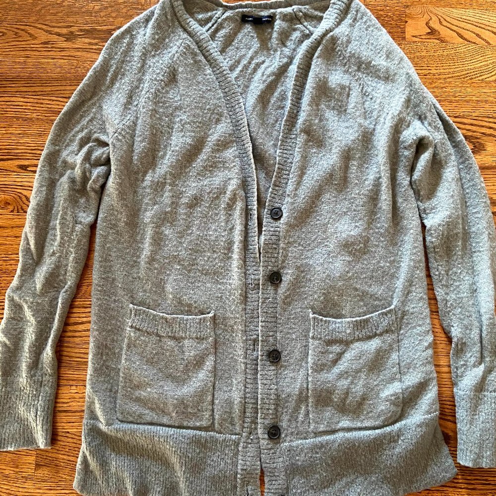 Gray American Eagle Cardigan (size S)